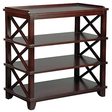 Casual Dining Room Side Table with Storage